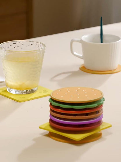 Burger Coaster Set